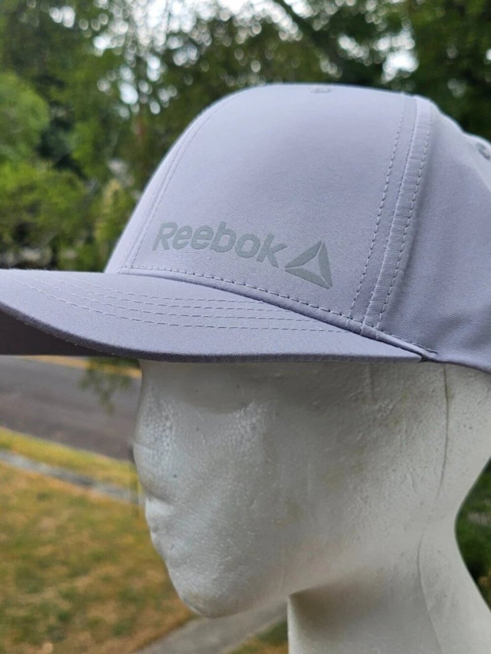 Reebok Men Hat Sport Baseball Cap Training Gray Hat Adjustable New W/ Tags